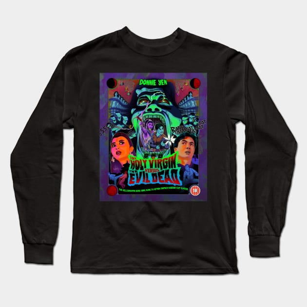 THE HOLY VIRGIN VERSUS THE EVIL DEAD - Mask Long Sleeve T-Shirt by HKCinema